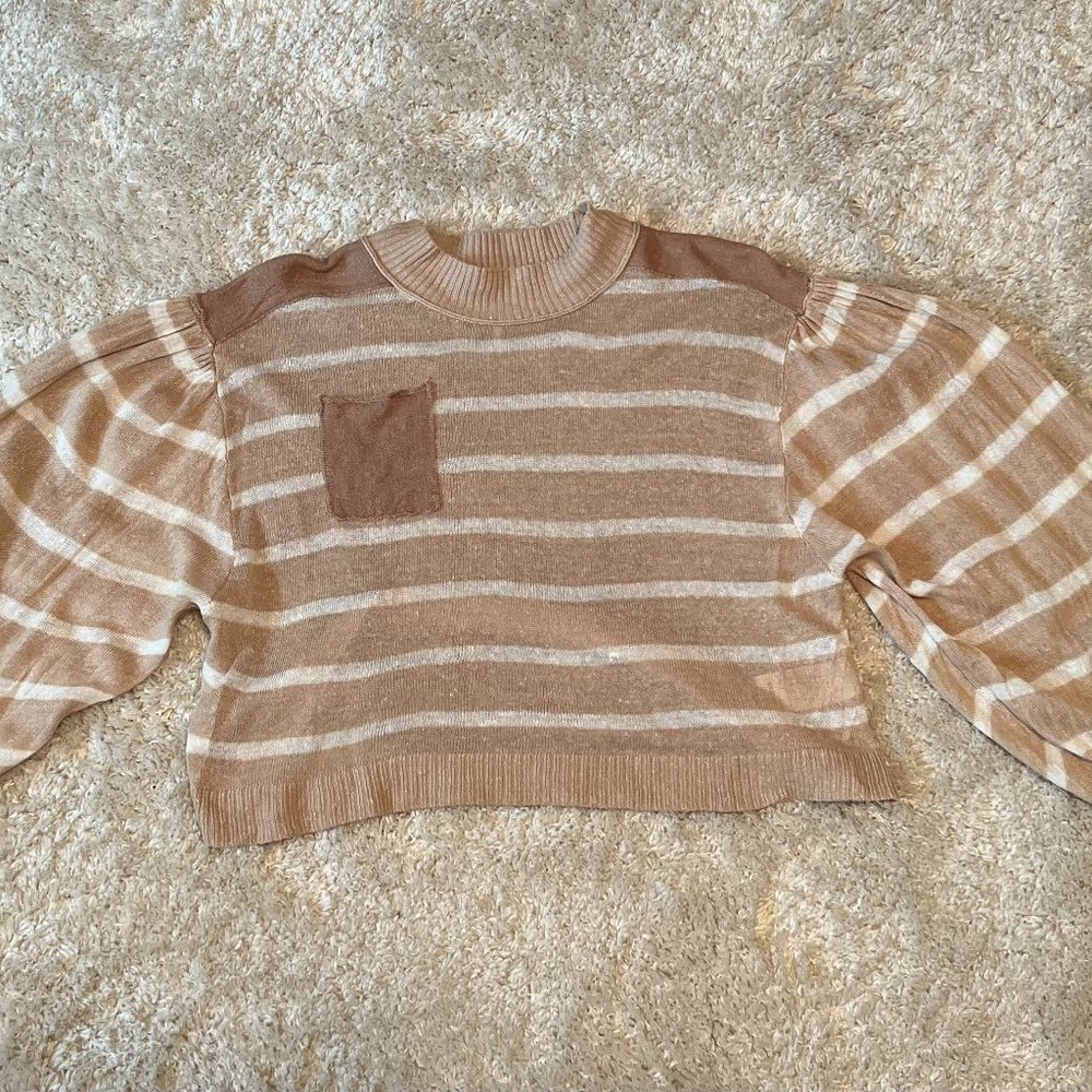 Free People Medium Light Brown Sweater